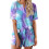 Σετ πιτζάμας για γυναίκες2Piece σετ πιτζάμας Tie-Dye Modal: Ελαφριά & φαρδιά εφαρμογή για 1