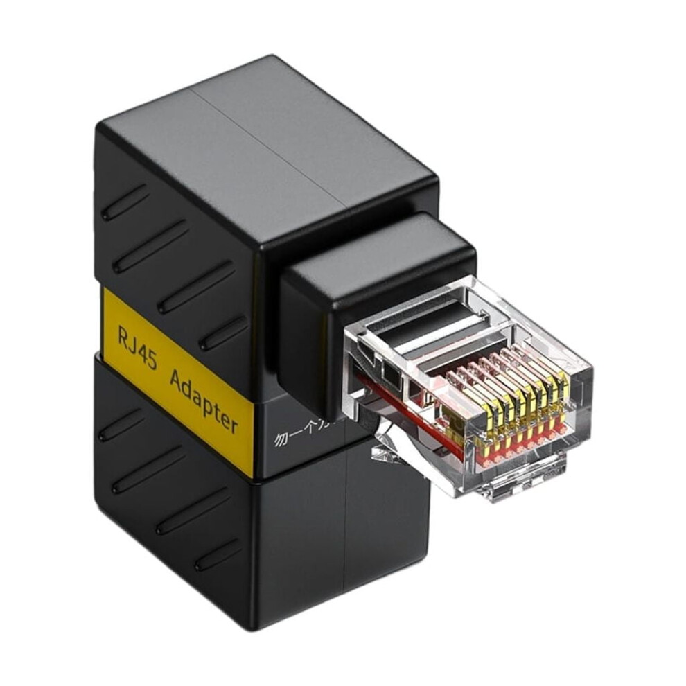 90 Degree Ethernet Extenders Rj45 Male To Female Adapters For Cat6 Cables 9028731118512