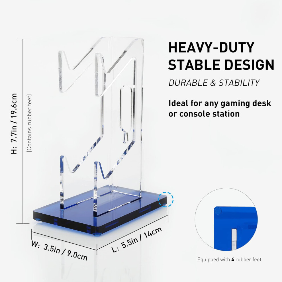 Xihama 2-Tier Acrylic Controller Holder Â Universal Display Stand For Xbox Series X/S, Ps5, Ps4, Switch Pro & More 9028731116235