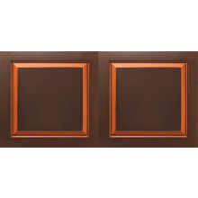 PVC Lay-in Ceiling Tile Antique Copper 2 ft x 4 ft 25 pcs