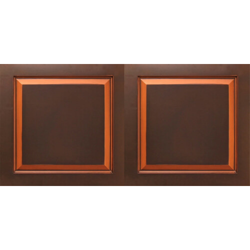 PVC Lay-in Ceiling Tile Antique Copper 2 ft x 4 ft 25 pcs