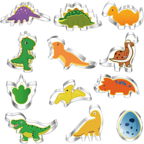 Dinosaur Steel Cookie Cutter Set