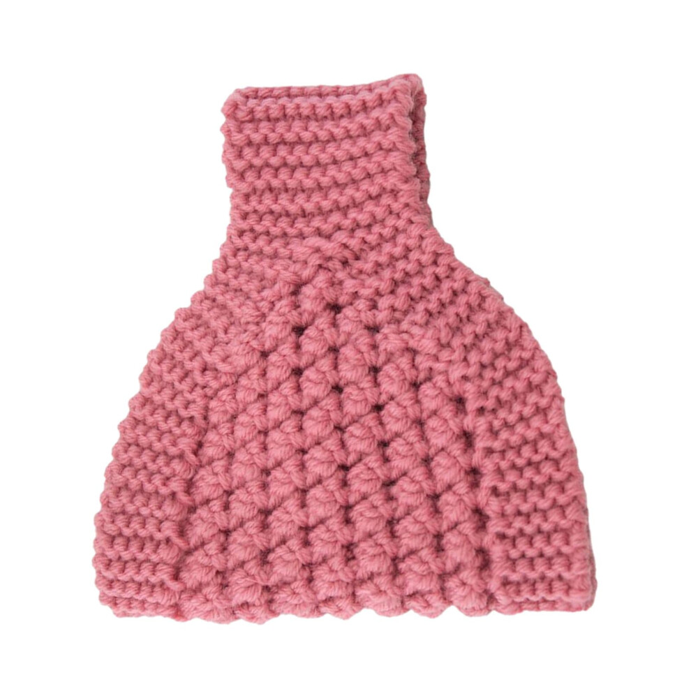Unisex Ponytail Messy Bun Beanie Knitted Hair Band For Warmth Ear Protection