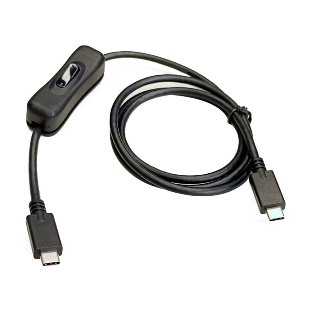 Type C Power Supply Usb-C Male To Male Extension Cable With Switches For Phone 9448483355070