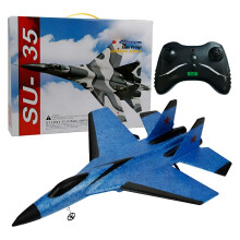RC-fly - 2,4 GHz jetjager RC-fly, fjernbetjent jagermodellegetøj med LED-lys, automatisk balanceret gyro, 360 svævefly, RC-jet, RC-fly