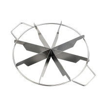 Pie Cutter Stainless Steel Cake Cutter for Slicing Pies Cake Quiches Desserts Equal Division, Holiday Birthday Party Supplies(8 Grid)