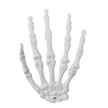 Realistische skelet hand decoratie 12,5 cm plastic