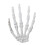 Decor realist cu schelet de mână, 12,5 cm, plastic 1