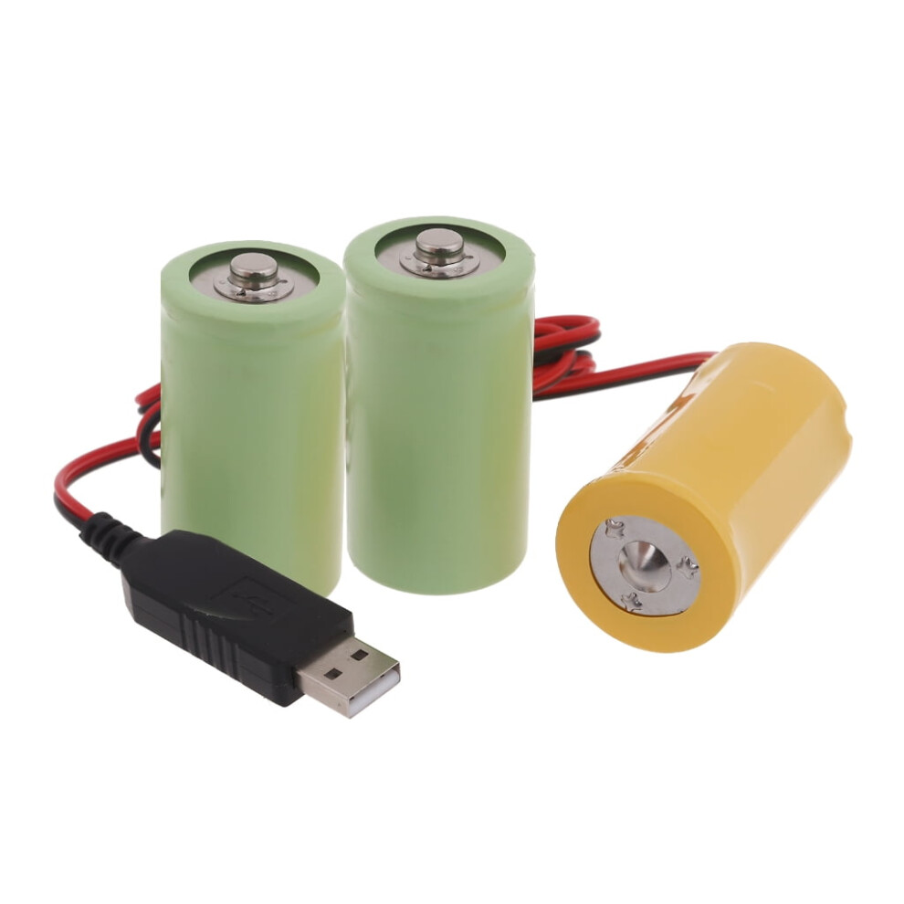 Usb To 4.5V Lr20 D Cell Battery Eliminators Power Adapter Efficient Power Supply 9448483355988