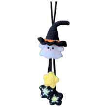3/2/1 Sets Witchy Ghost Crochet Kit with Yarn & Tools – Halloween DIY Hat Decoration, Beginners Knitting Supplies, compatible with standard crochet