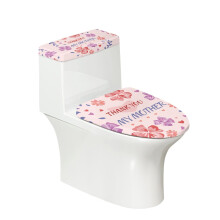 Stylish Gifts for Toilet Soft Toilet Lid Dust Cover Set Stretch Universal Easy Care