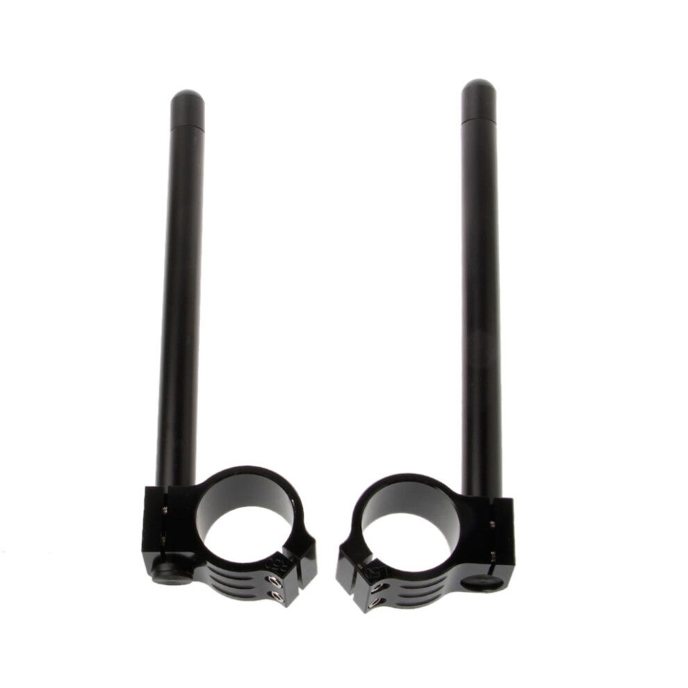 2X Cnc Aluminum Clip Ons Handlebar Replacement Part Fit For Fork Diameter 50Mm Universal Cafe Racer Assembly Waterproof 9448483356053