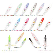 Conjunto de Canetas Corretivas com Animais Fofos B – Fita Corretiva Decorativa para Scrapbooking, Cartões e Cadernos