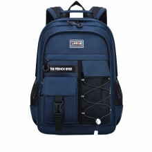 Laptoprugzak, duurzame schooltas, middelbare schooltas, waterdichte reisrugzak voor dames en heren (zwart)