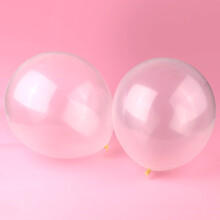Round Clear Latex Balloons 50Pcs 12Inch for Helium Filling