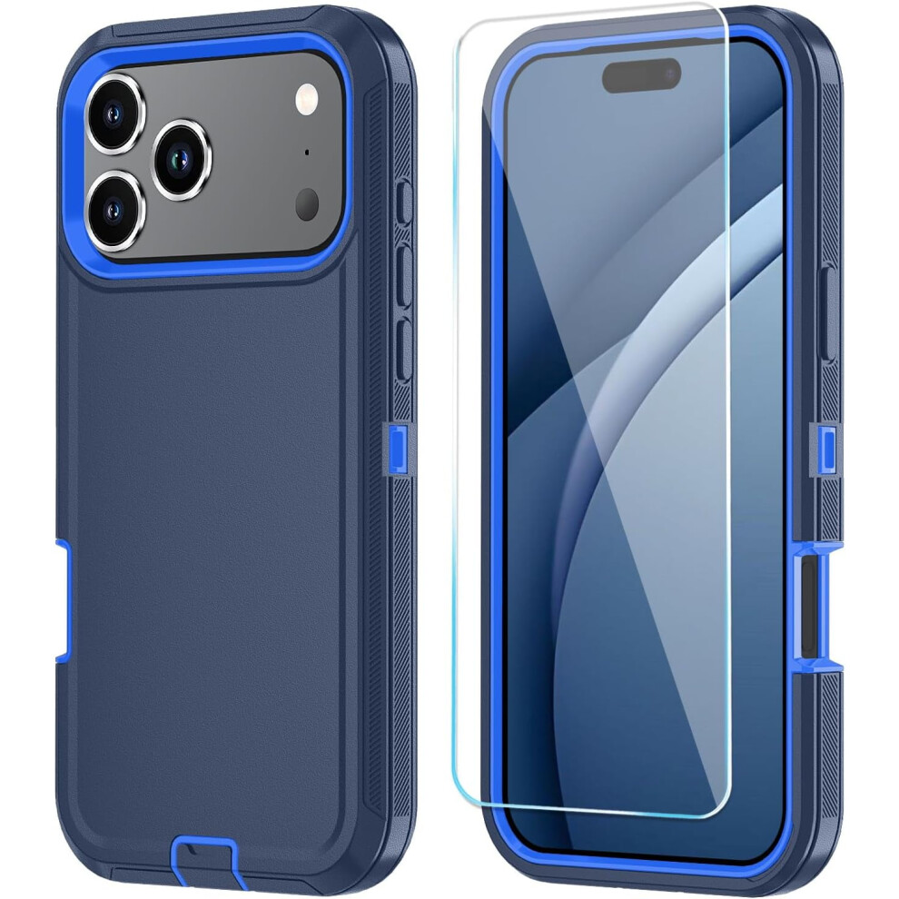 Compatible With Iphone 17 Pro Max Case + Hd Screen Protector Â 3-Layer Shockproof, Dustproof & Dropproof 9028731662800