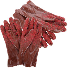 2 Pairs Heavy Duty Sewer Cleaning Gloves Plumber's Utility Gloves Tough Drainage Gloves Plumbing Gloves Long-Lasting Plumbing Gloves