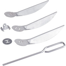 One Touch Cleaning System Kit for Weber Charcoal Grills 18 5 Inch Replacement Parts Includes Blades and Rod