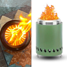 Wood-Burning Tabletop Fire Pit Portable