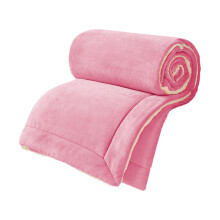 Milk Velvet Lambswool Double Layer Blanket, 60"x80", Thick Warm Winter Blanket for Queen Bed, Couch – Compatible with All Seasons