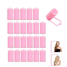 1.6x2.8in Portable Sponge Hair Rollers, 36-Pc Reusable Curlers Set for Short/Long Hair – Compatible with All Hair Types