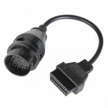 Diagnostic Connector Cable Scanner Adapter - Fits Iveco 38 Pin to 16 Pin OBD2, Convenient for Vehicle Diagnostics