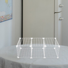 1Pack Refrigerator Shelves Iron Fridge Shelf Dividers White 24.8X12.4X8.5in