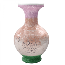 3D Vase Puslespil 200 Brikker Buede Brikker Gør-det-selv Blomstervase Håndværkssæt til Voksne, Kreativt Puslespil Kunstprojekt til