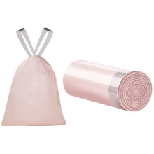 Large Plastic Garbage Bags for Kitchen & Bathroom, Non-Tear, Thickened, Wide Mouth, 60 pcs/roll, compatible with standard bins