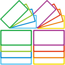 8pcs Magnetic Dry Erase Name Tags Reusable Label Erasable Name Tags Magnetic Refrigerator Tags Writable Magnets Labels Name Marking Label