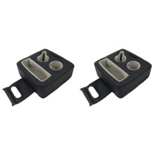 2X Achterbank Bekerhouder voor Auto, PU Bekerhouder voor Bank/Slaapbank, Auto Bekerhouder voor Achterbank Lade Organizer