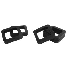 5 Stück Gummi-Anhängevorrichtungs-Dämpfungspads 5,08 cm/2,0 Zoll Universaler Lärmvermeider