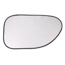 6Pcs Pare-Brise Auto Côté Voiture Noir Couleur Argent