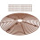 3 Sets Plantenpotcovers Met Rooster En Kattenafschrikmiddel 4
