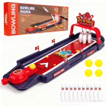 Kids Tabletop Bowling Set with Balls and Mini Skee-Ball