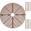 3 Sets Plantenpotcovers Met Rooster En Kattenafschrikmiddel 8