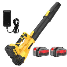 Cordless Leaf Blower 580 CFM 160 MPH 6 Speeds 2 Batteries
