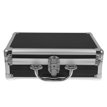 Aluminum Briefcase with Lock and Handle for Travel and