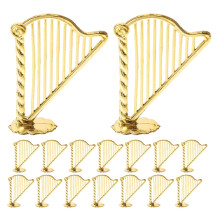 30-teiliges Set Miniatur-Musikinstrumentenmodelle in Gold