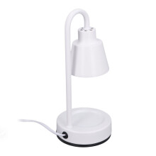 Lysvarmerlampe Aromaterapi Dæmpbar Elektrisk Voksvarmerlampe Med Timer Og 2 Pærer Til Soveværelse Stue Boligindretning