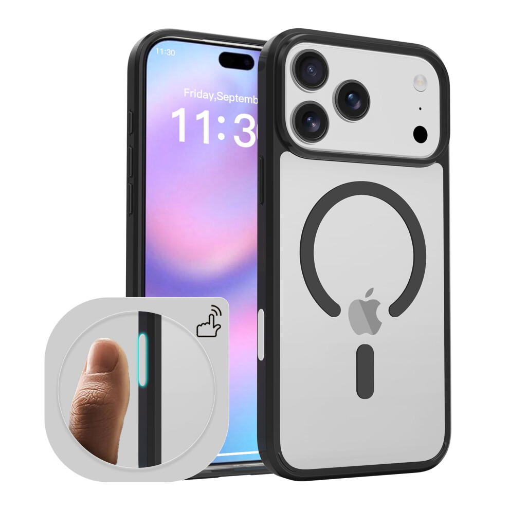 For Compatible With Iphone 17 Pro Max Case [Magsafe & Mil-Grade Drop Tested] Classic Hybrid Magnetic Phone Case Yellow 9028731949390