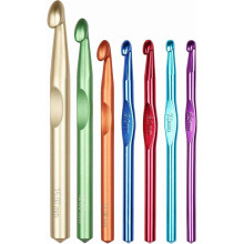 Aluminum Crochet Hooks Set 6.5–15 mm for Bulky Yarn