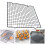 Wire Baking Rack for Oven Cooking,Grid Rack for Baking,Grilling,Roasting,and Cooling - Small,Black 1