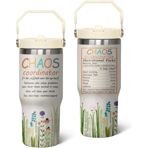 Ποτήρι Chaos Coordinator με λαβή για γυναίκες - Κύπελλο Chaos Coordinator - Δώρα Chaos Coordinator για