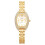 Γυναικείο αναλογικό ρολόι χαλαζία με τετράγωνη θήκη και στρας: Αποσπώμενο 1