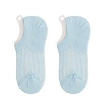 Women's & Men's Compression, Athletic, Wool Hiking Socks – Light Blue, One Size, Compatible with All-Day Wear
