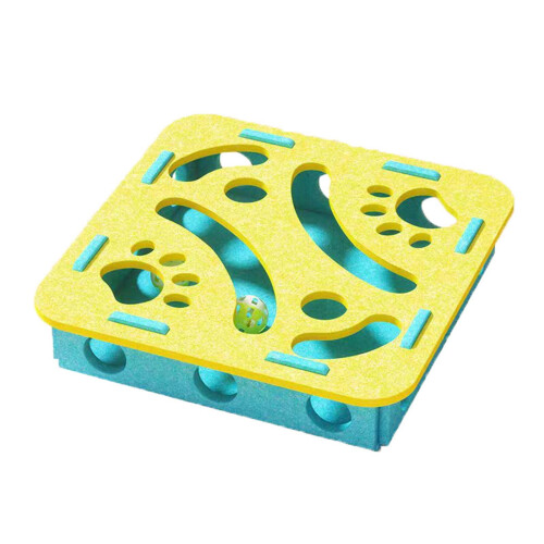 Pet Interactive Digging Puzzle Box with 2 Balls