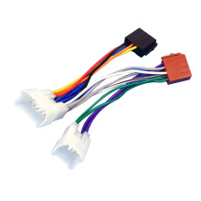 buc ABS auto stereo radio cablaj radio cablaj conector adaptor pentru Toyota instalare rapidă, ușor de utilizat