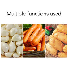 Râpe multifonctions 4 faces en acier inoxydable, efficace pour râper les légumes et le fromage, compatible avec les lames tranchantes.