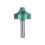 8mm Shank Double R Angle Hard Router Bit Milling Cutter-32mm 1